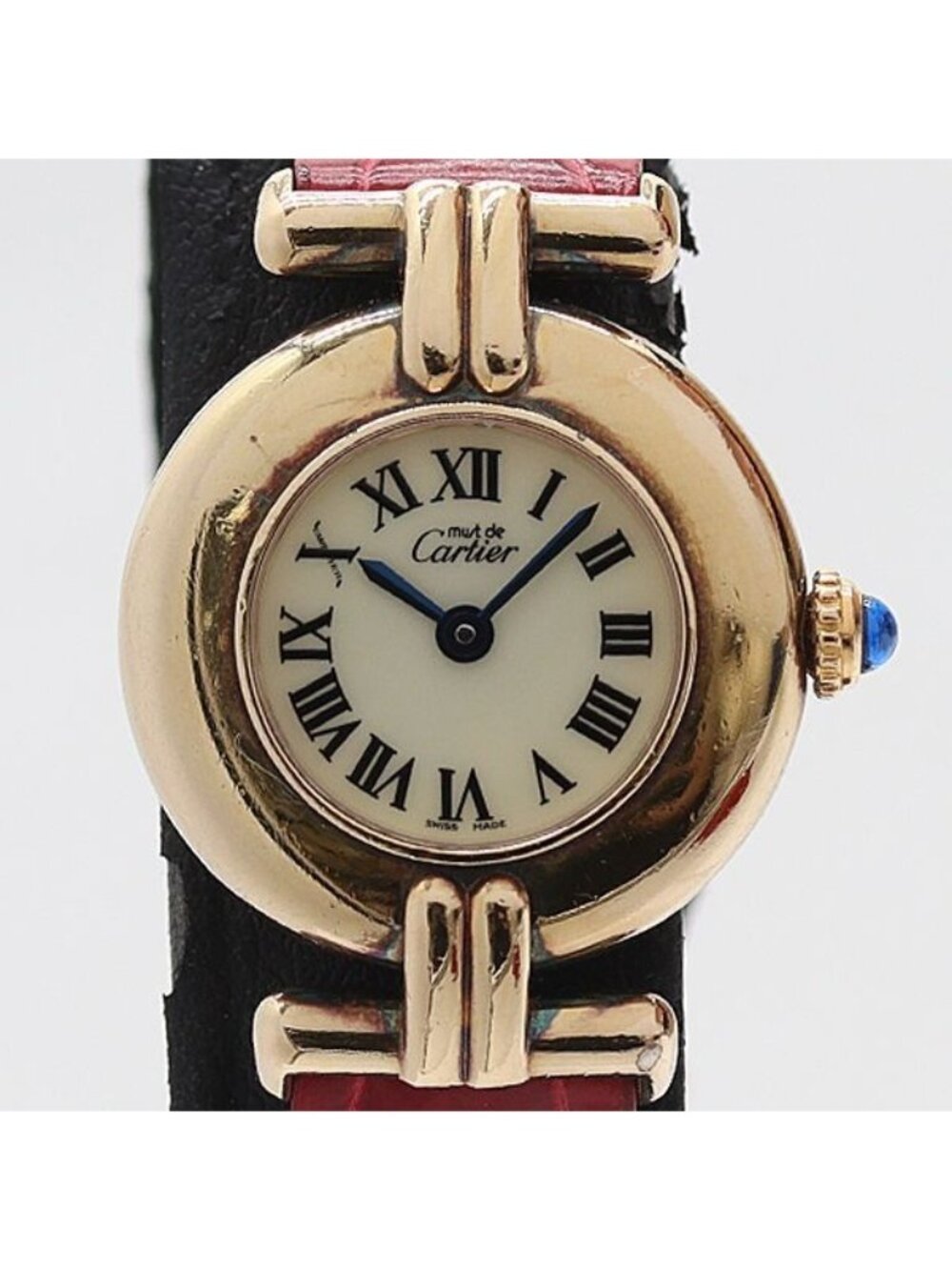 Cartier Must Colisee 925 Sterling Silver Ivory Dial Watch